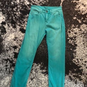 Turquoise BDG High Rise Cigarette Jean